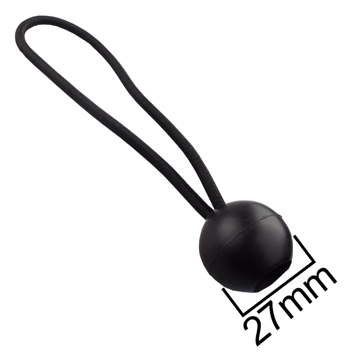 Bungee Ball 4" Black