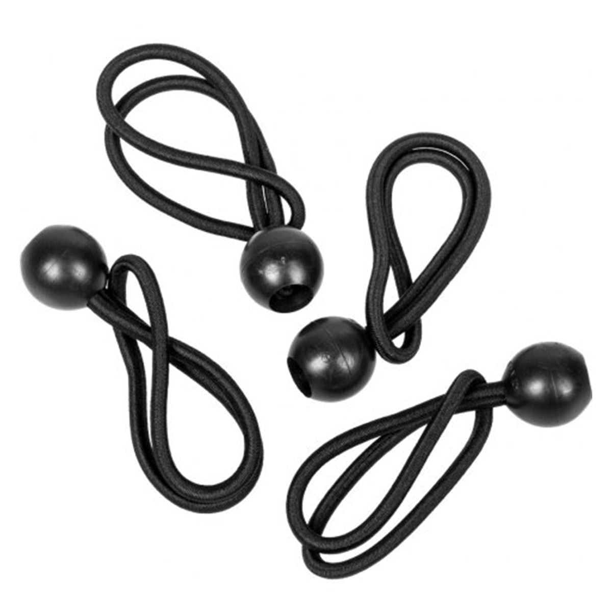 Green/Brown L-Grade Tarpaulin with 10 x 4" Bungee Balls (Black)