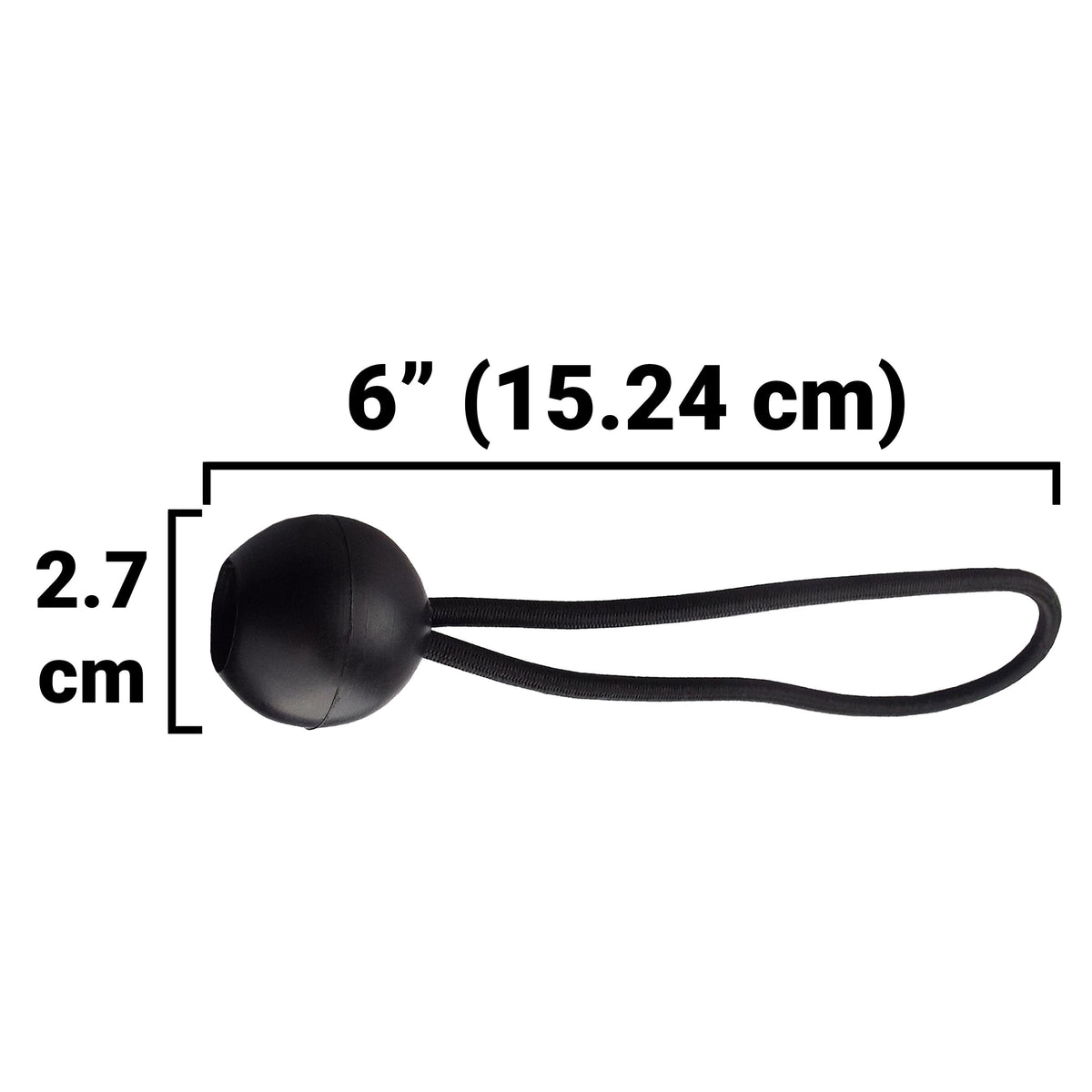 Grey S-Grade Tarpaulin with 10 x 6" Bungee Balls (Black) and 10 x Screw Type Tarp Clips