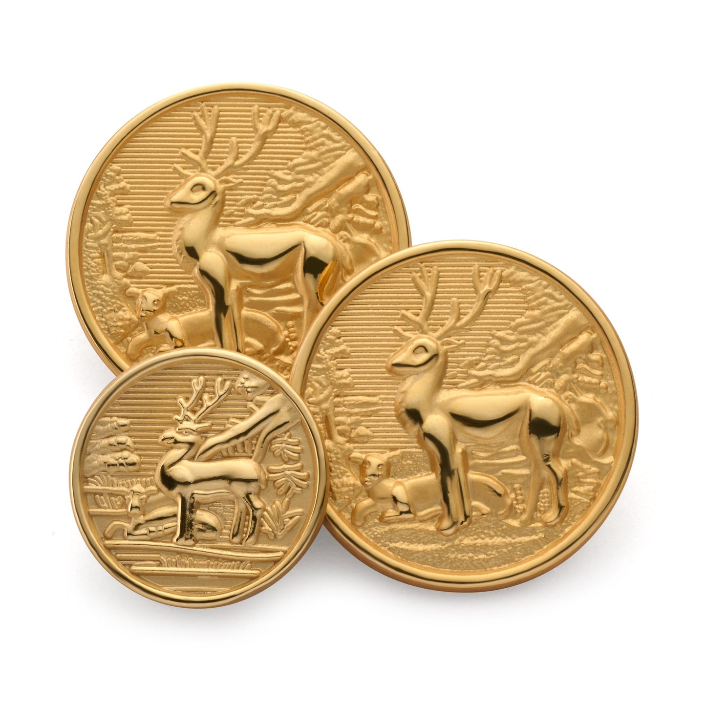 Stag And Hind Blazer Button