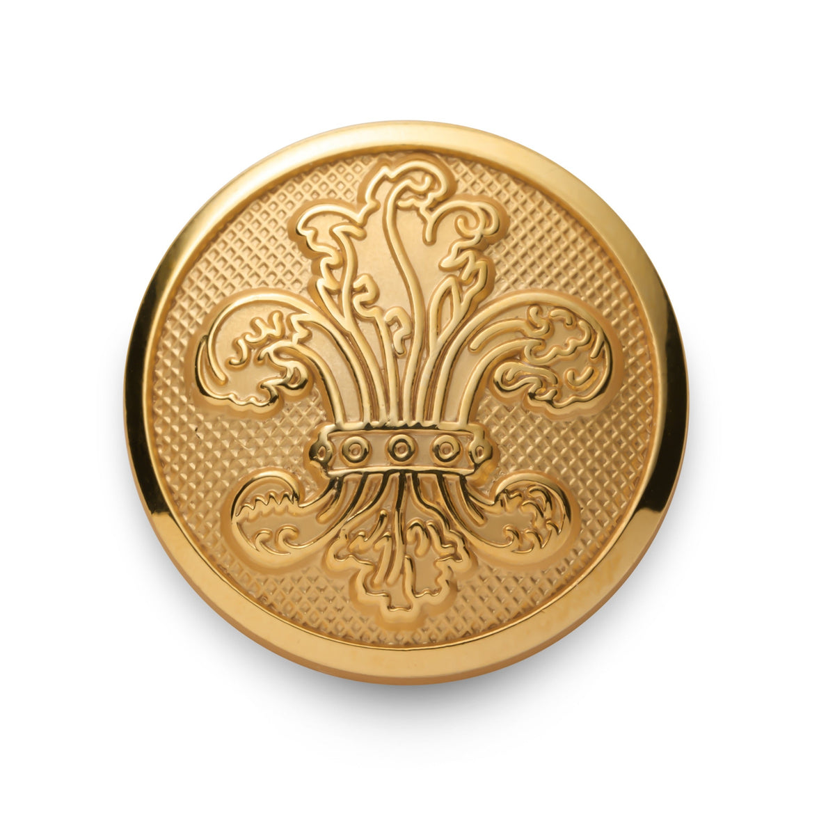 Fleur De Lys Blazer Button Set In Gold