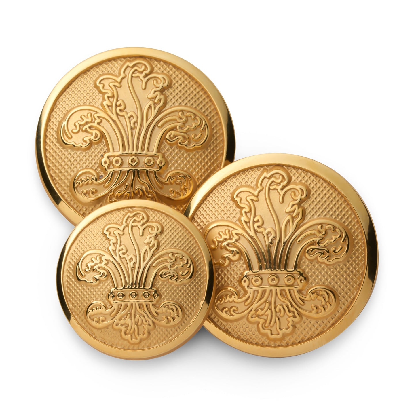 Fleur De Lys Blazer Button In Gold