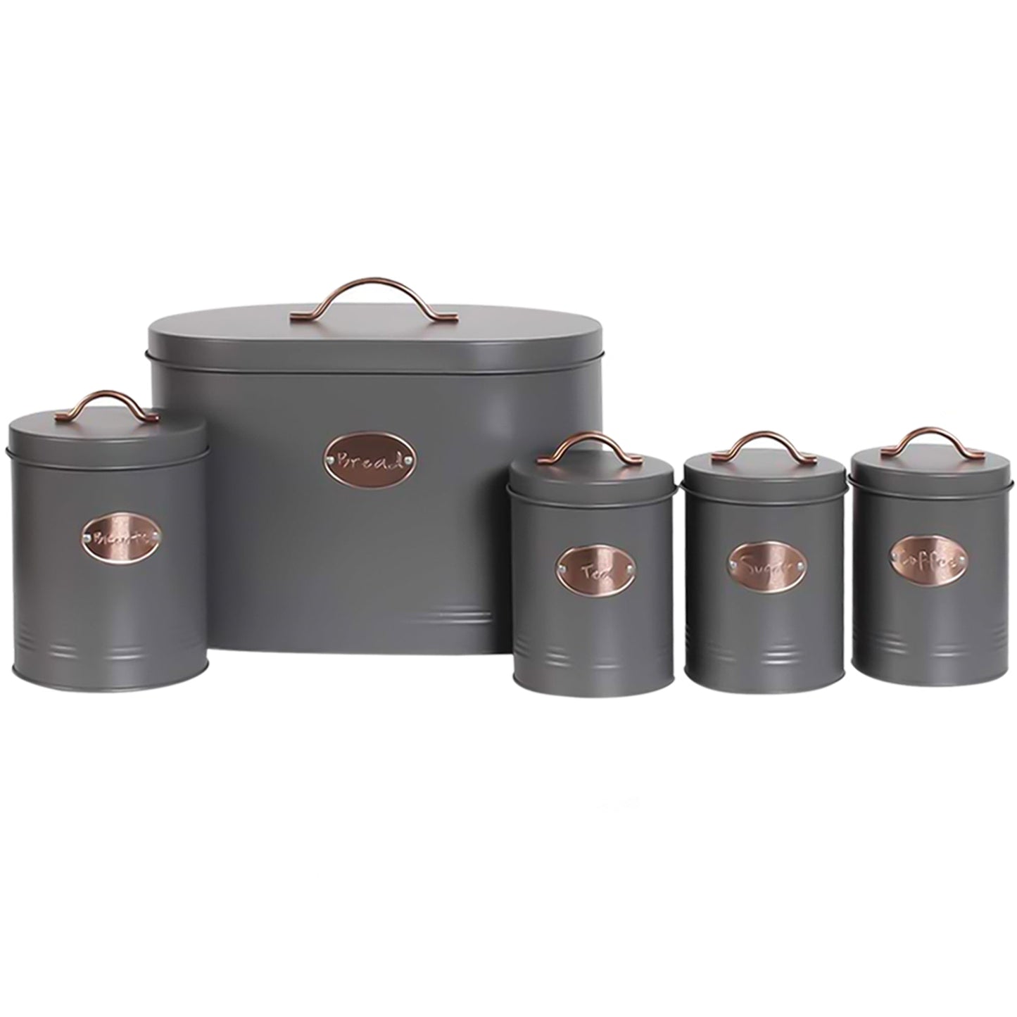 5 Pices Kitchen Food Storage Bread Bin