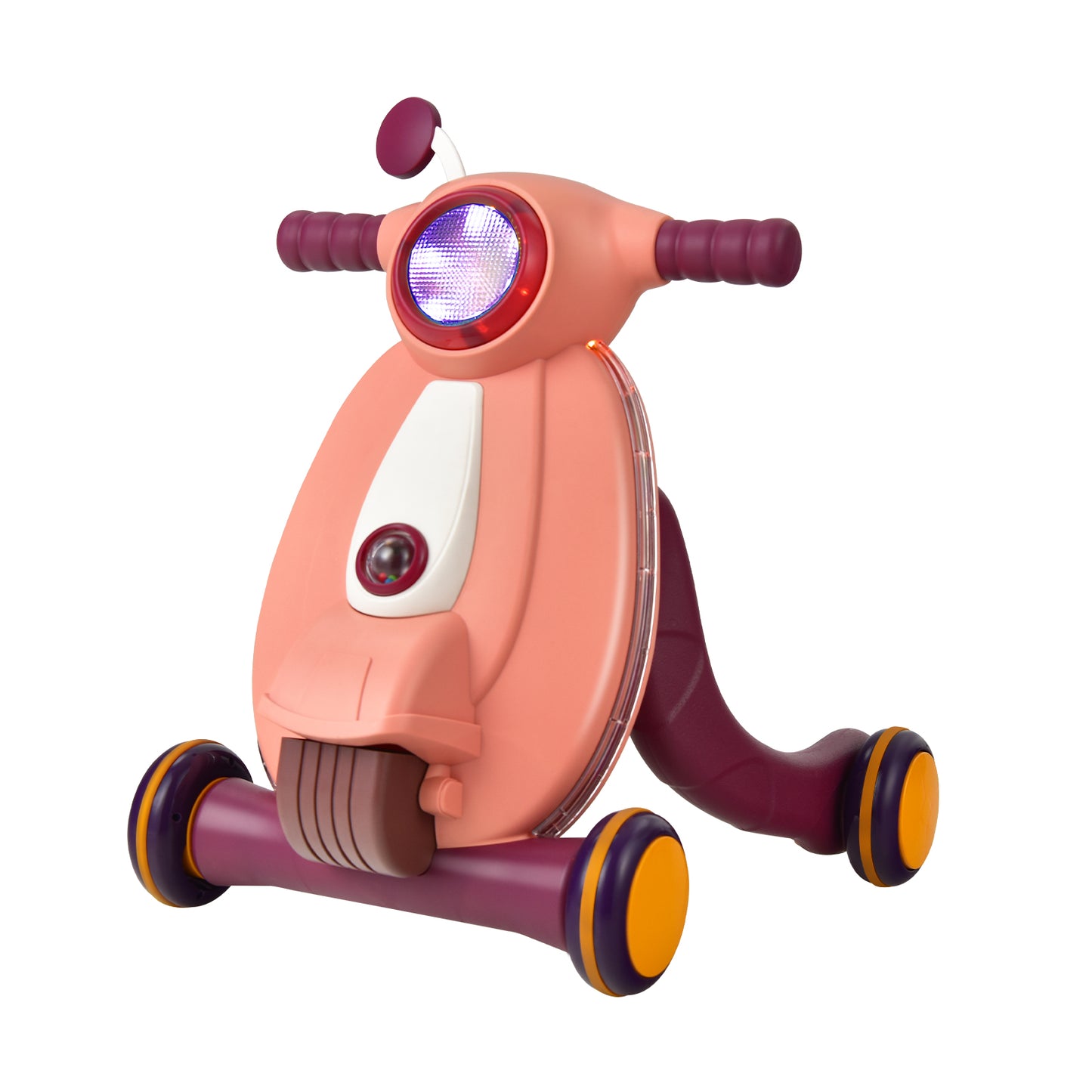 Baby Push Along Walkers with Lights and Ball Game-Green