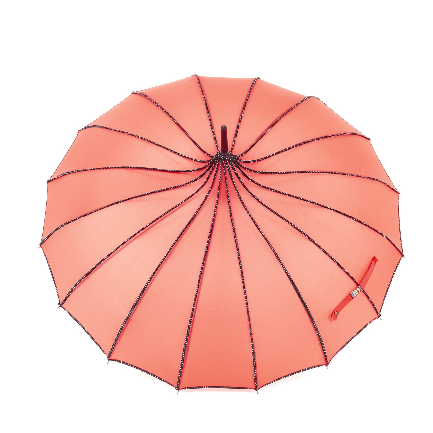 Boutique RIBBED Paoda Umbrella Coral
