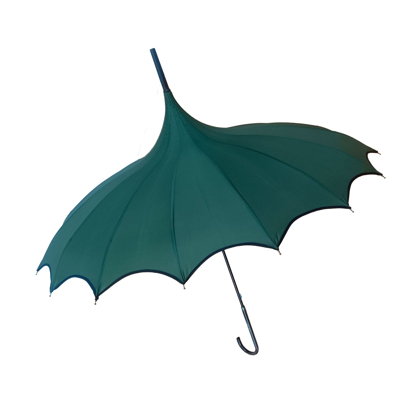 Boutique Scalloped Edge Pagoda Fern Green