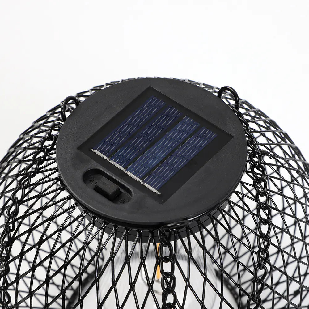 Solar Garden Metal Hanging Lamp