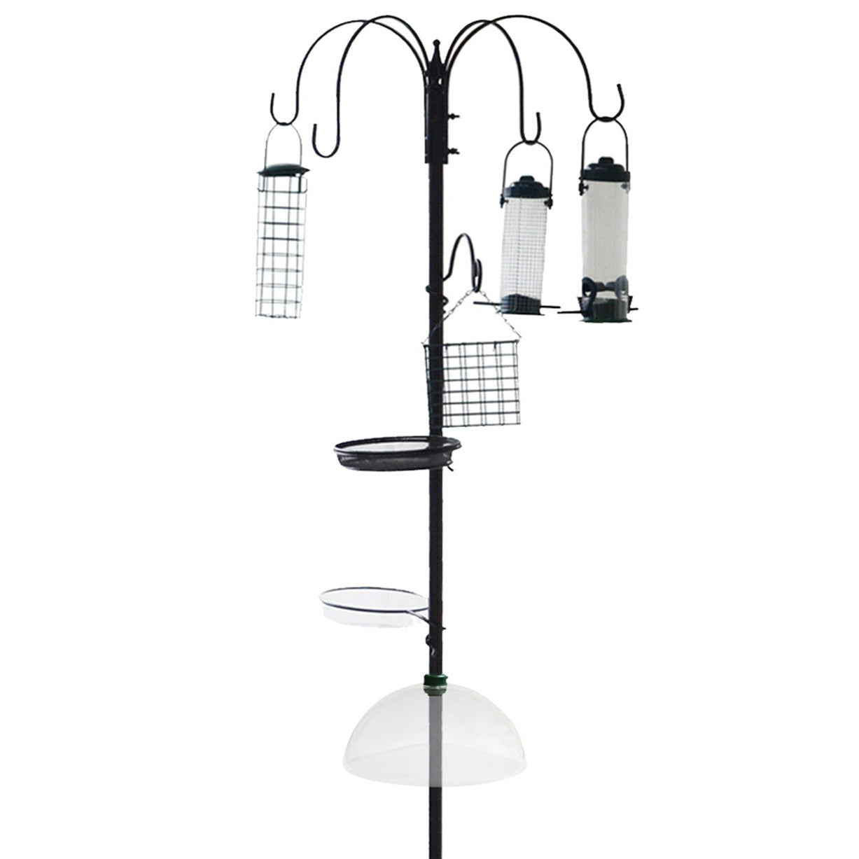 Bird Feeding Station With Water Bath
