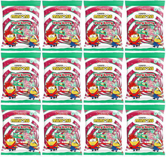 12 X Swizzels Minions Very Berry Chews 140GM