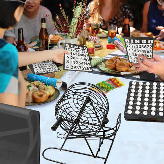 Bingo Machine Metal Cage Game