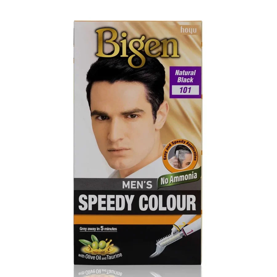 Bigen Men's Speedy Colour: Fast & Natural Grey Coverage for Men
