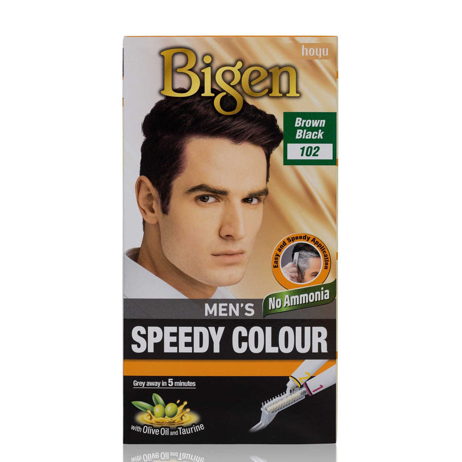 Bigen Men's Speedy Colour: Fast & Natural Grey Coverage for Men