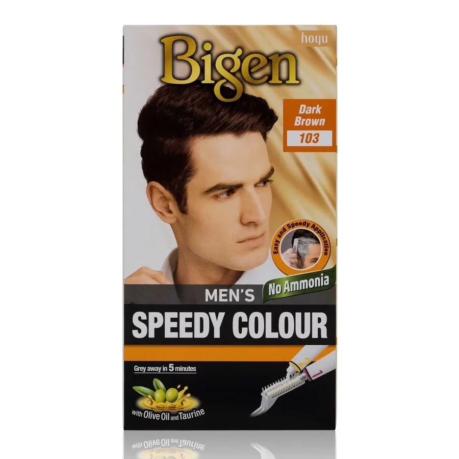 Bigen Men's Speedy Colour: Fast & Natural Grey Coverage for Men