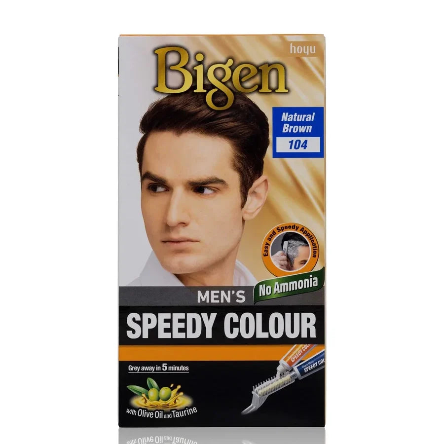 Bigen Men's Speedy Colour: Fast & Natural Grey Coverage for Men