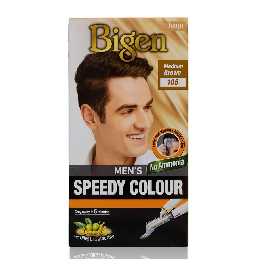 Bigen Men's Speedy Colour: Fast & Natural Grey Coverage for Men