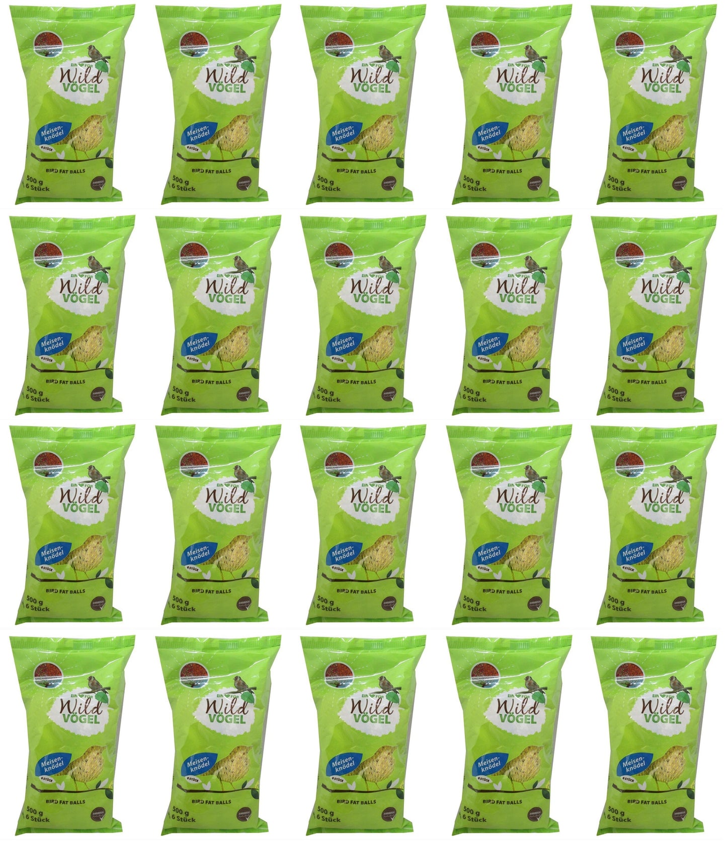 20 x Bird Fat Balls 500G