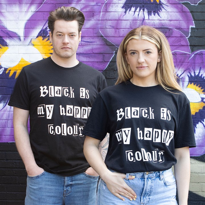 Black is My Happy Colour Unisex T-shirt