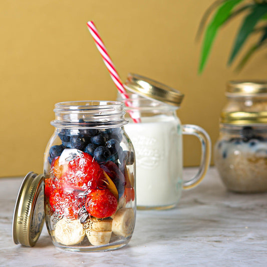 500ml Quattro Stagioni Glass Storage Jar