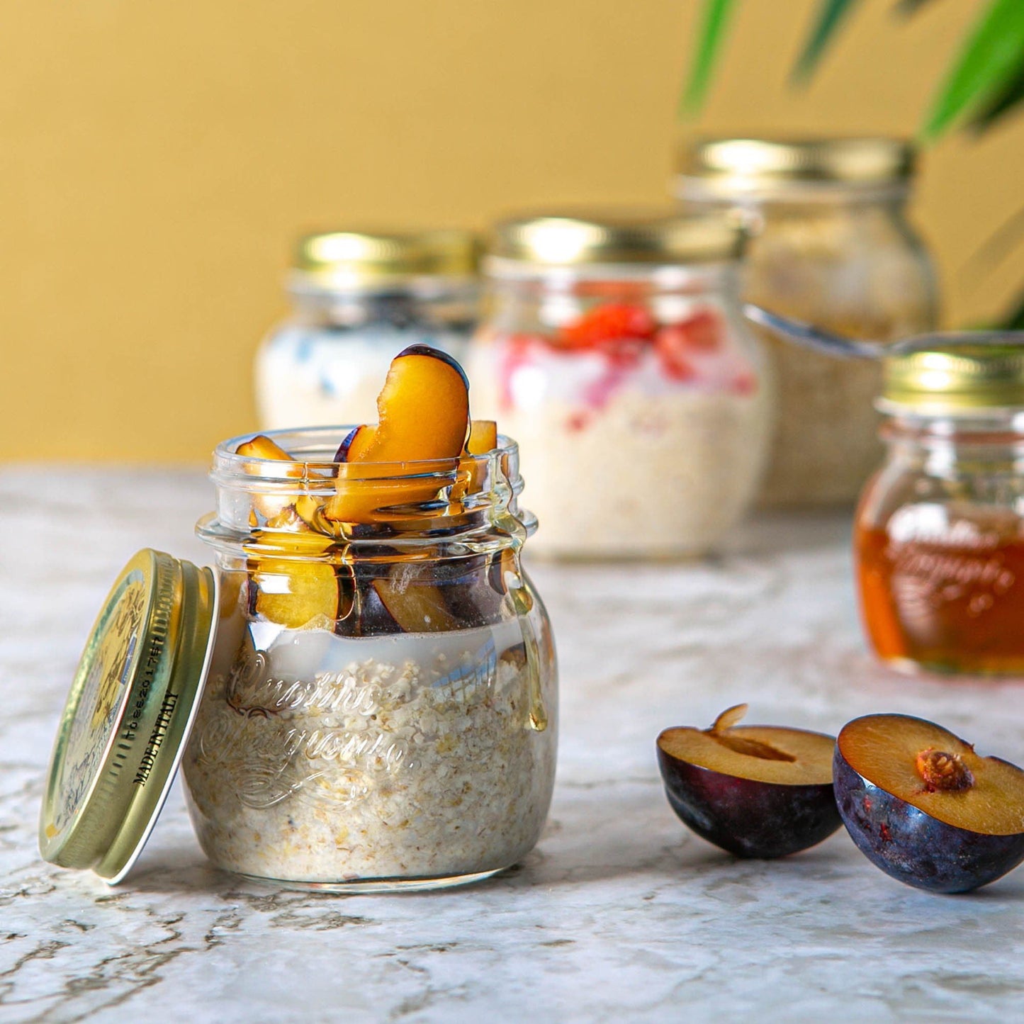 250ml Quattro Stagioni Glass Storage Jar