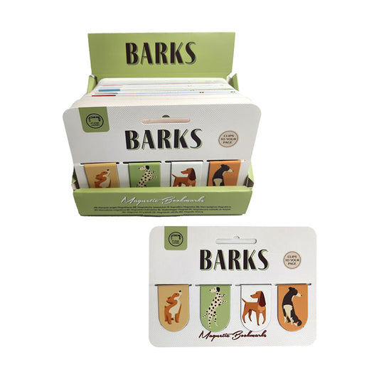 Barks Dog Magnetic Bookmark Set