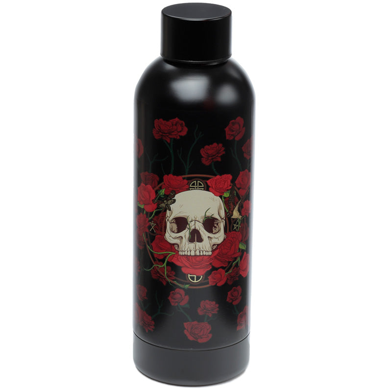 Reusable Insulated Drinks Bottle 530ml - Skulls & Roses