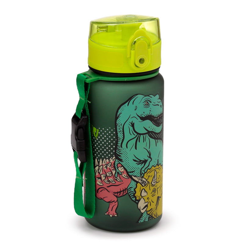 350ml Shatterproof Pop Top Children's Water Bottle - Dinosauria