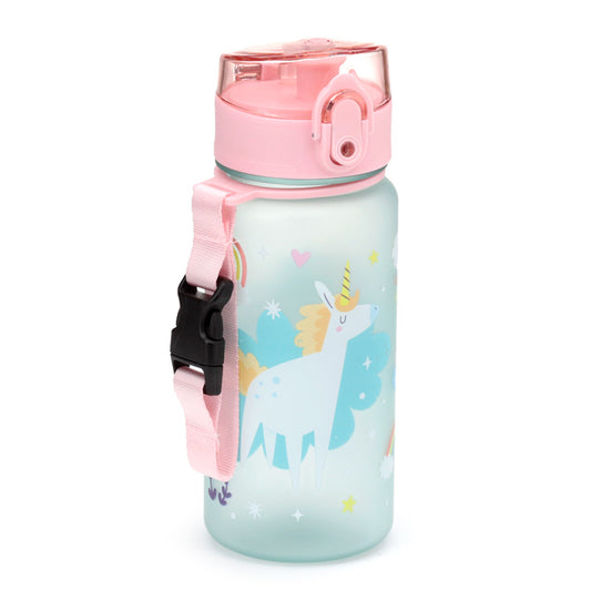 350ml Shatterproof Pop Top Children's Water Bottle - Unicorn Magic