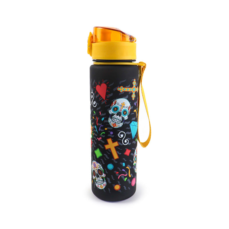 Day of the Dead Pop Top 600ml Shatterproof Bottle