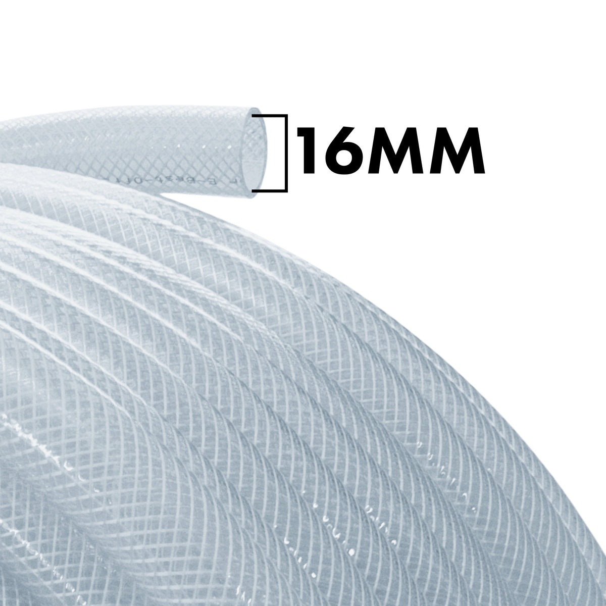 Clear Braided PVC Pipe 16mm*1.9mm