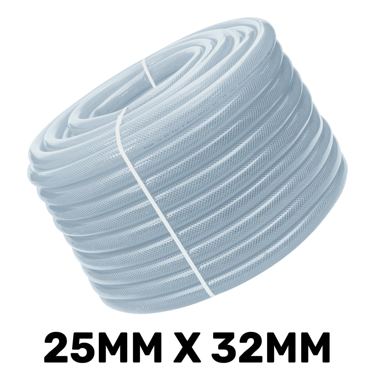 Clear Braided PVC Pipe 25mm*3.5mm