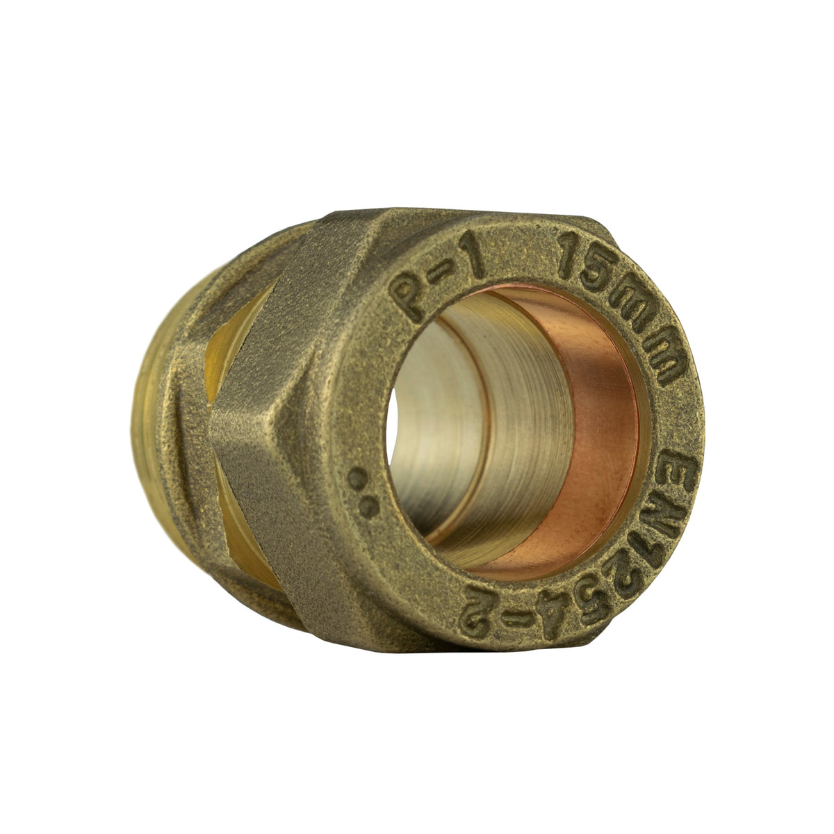 IBC 2” S60X6 Cap with Brass Compression Straight ½” BSP – 15mm