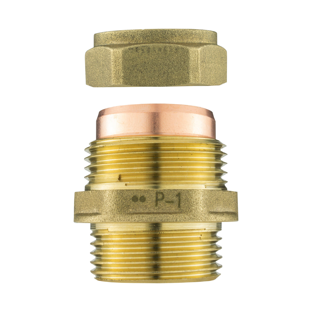 Brass Compression Straight 22mm - 3/4" BSPM