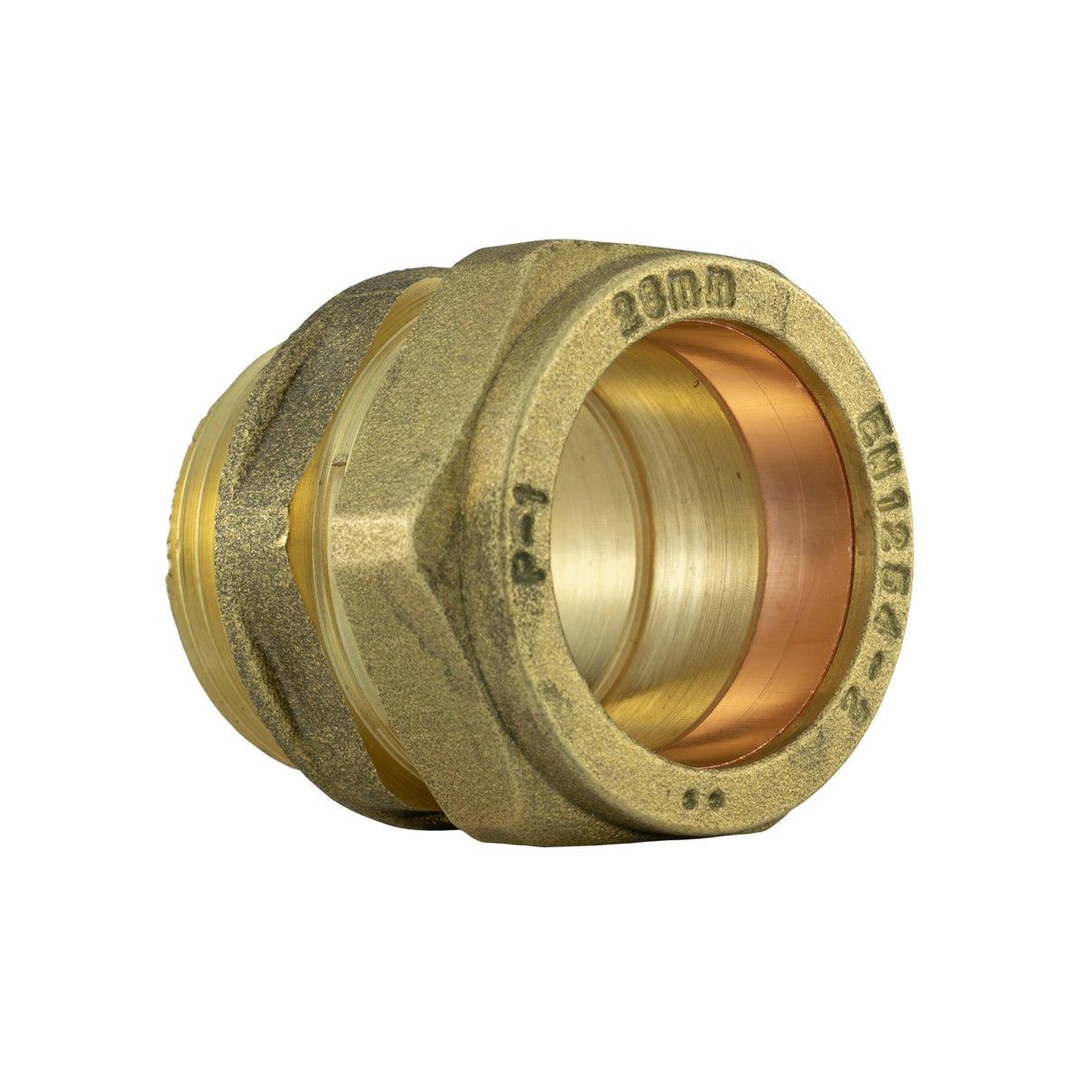 Brass Compression Straight 28mm -1" BSPM
