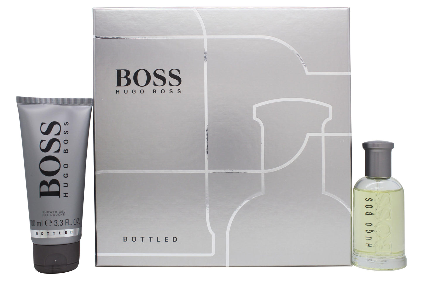 Hugo Boss Boss Bottled Gift Set 50ml EDT + 100ml Shower Gel Men's Fragrance