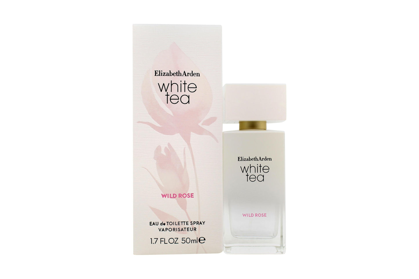 Elizabeth Arden White Tea Wild Rose Eau de Toilette 50ml Spray Women's Fragrance