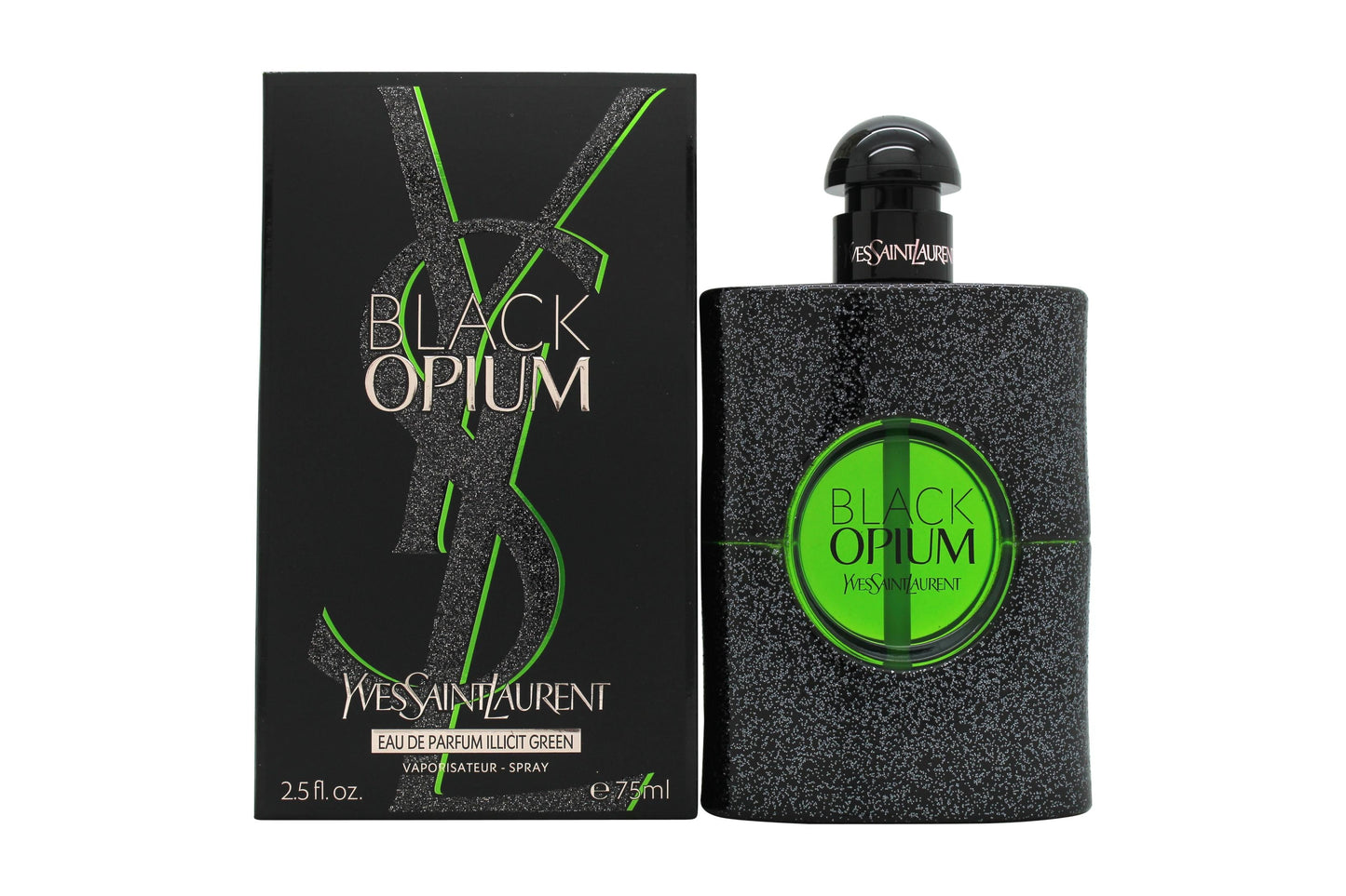 Yves Saint Laurent Black Opium Illicit Green Eau de Parfum 75ml Spray Women's Fragrance