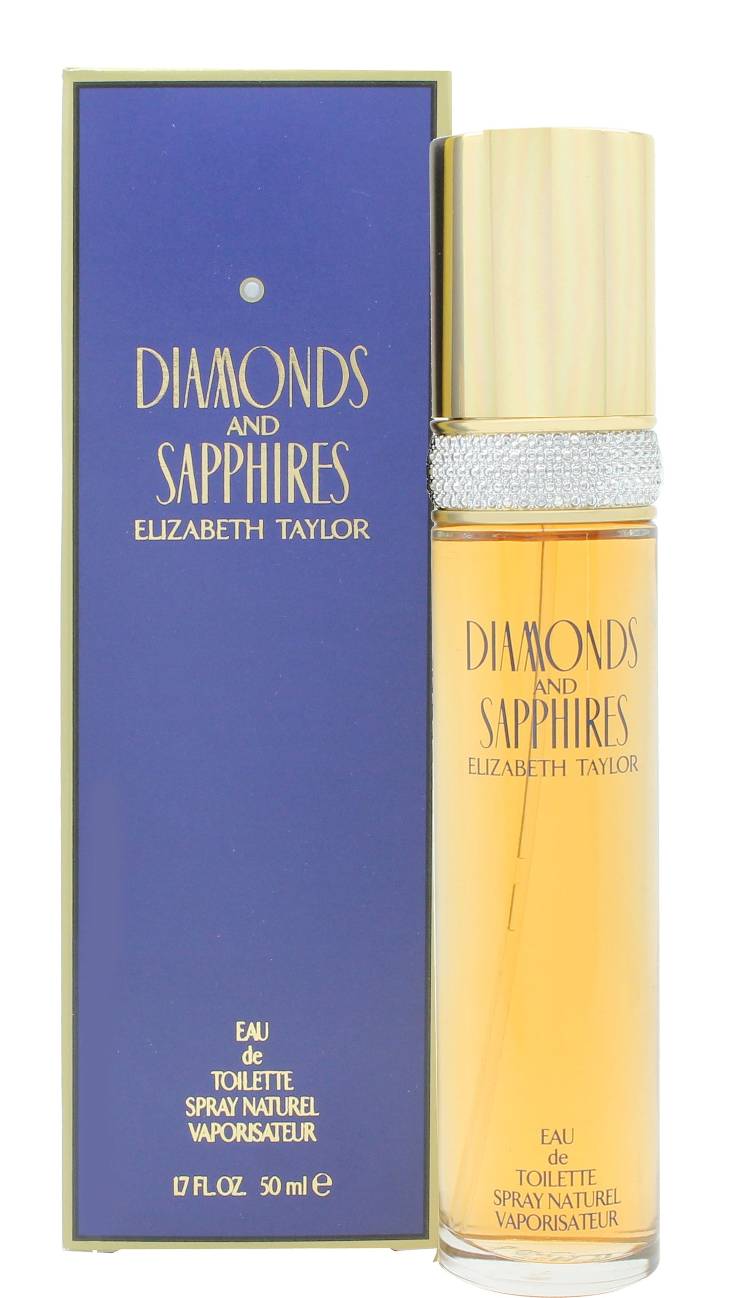 Elizabeth Taylor Diamonds & Sapphires Eau de Toilette 50ml Spray Women's Fragrance