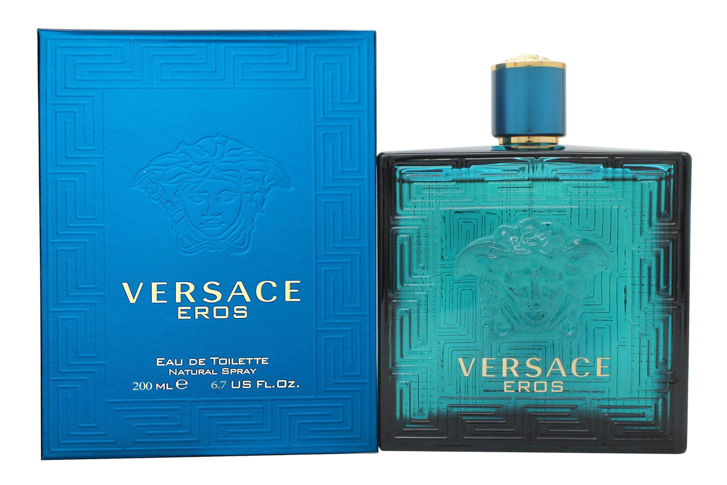 Versace Eros Eau de Toilette 200ml Spray Men's Fragrance