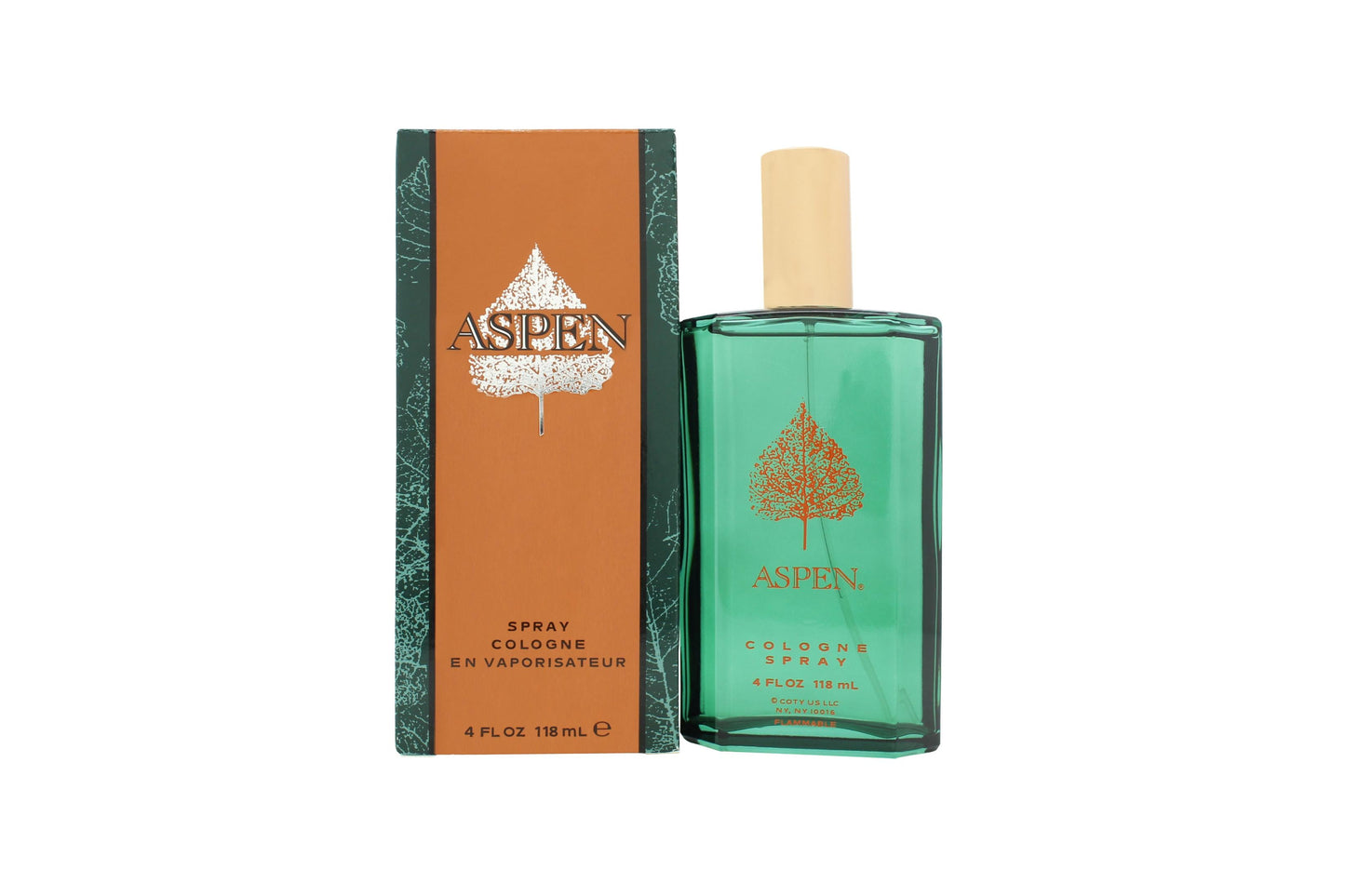 Coty Aspen Eau de Cologne 118ml Spray Men's Fragrance