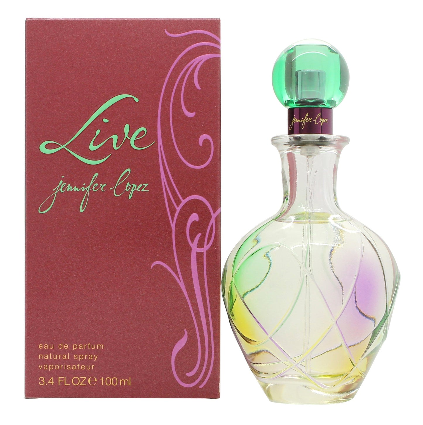 Jennifer Lopez Live Eau de Parfum 100ml Spray Women's Fragrance