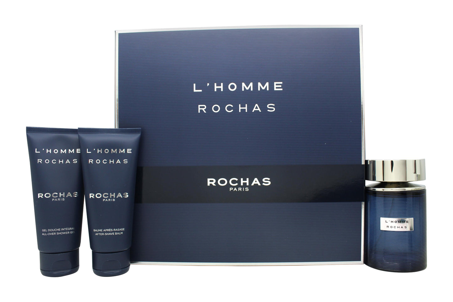 Rochas L'Homme Rochas Gift Set 100ml EDT + 100ml Shower Gel + 100ml Body Lotion Men's Fragrance