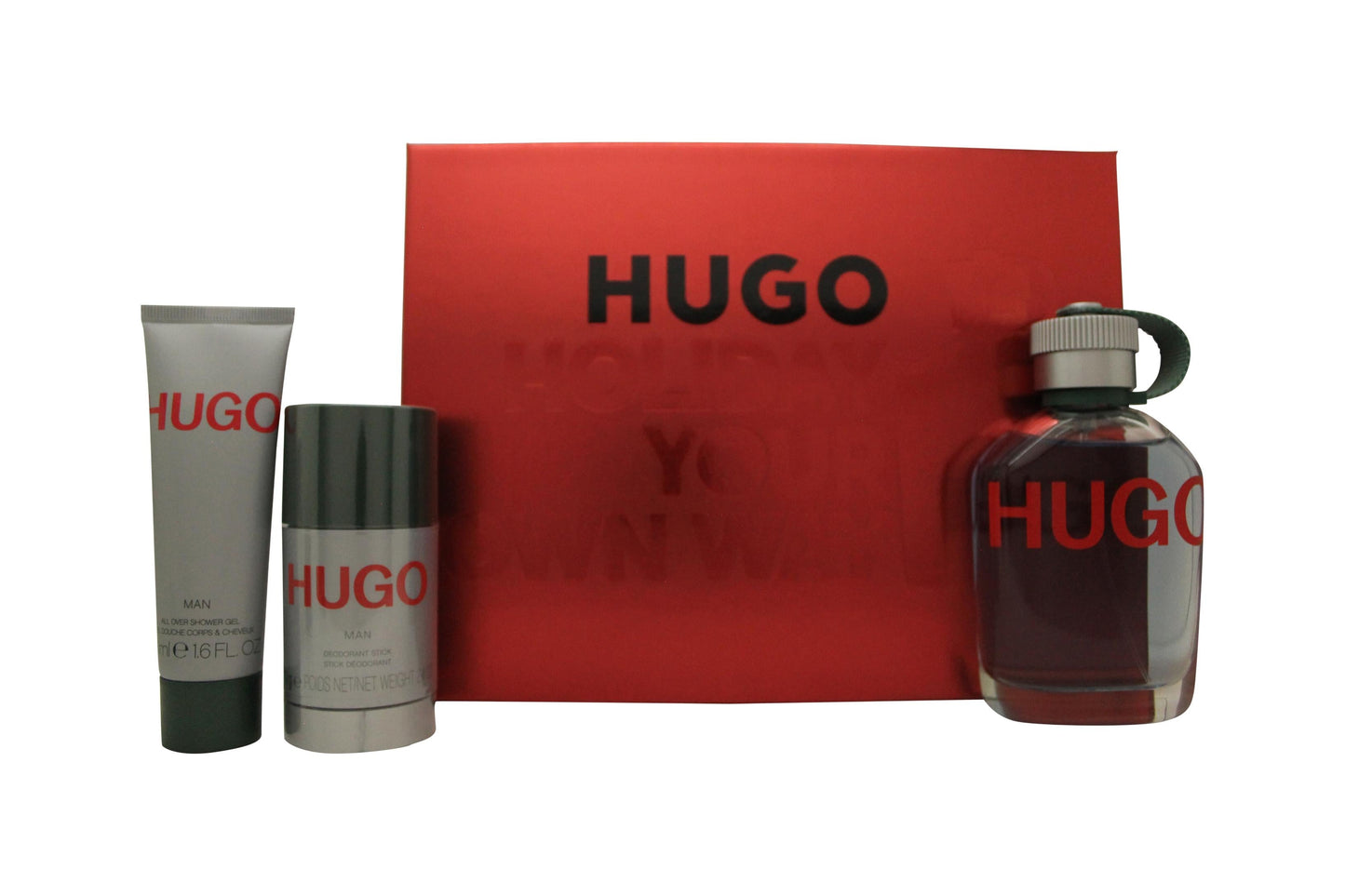 Hugo Boss Hugo Man Gift Set 125ml EDT + 75ml Deodorant Stick + 50ml Shower Gel Men's Fragrance