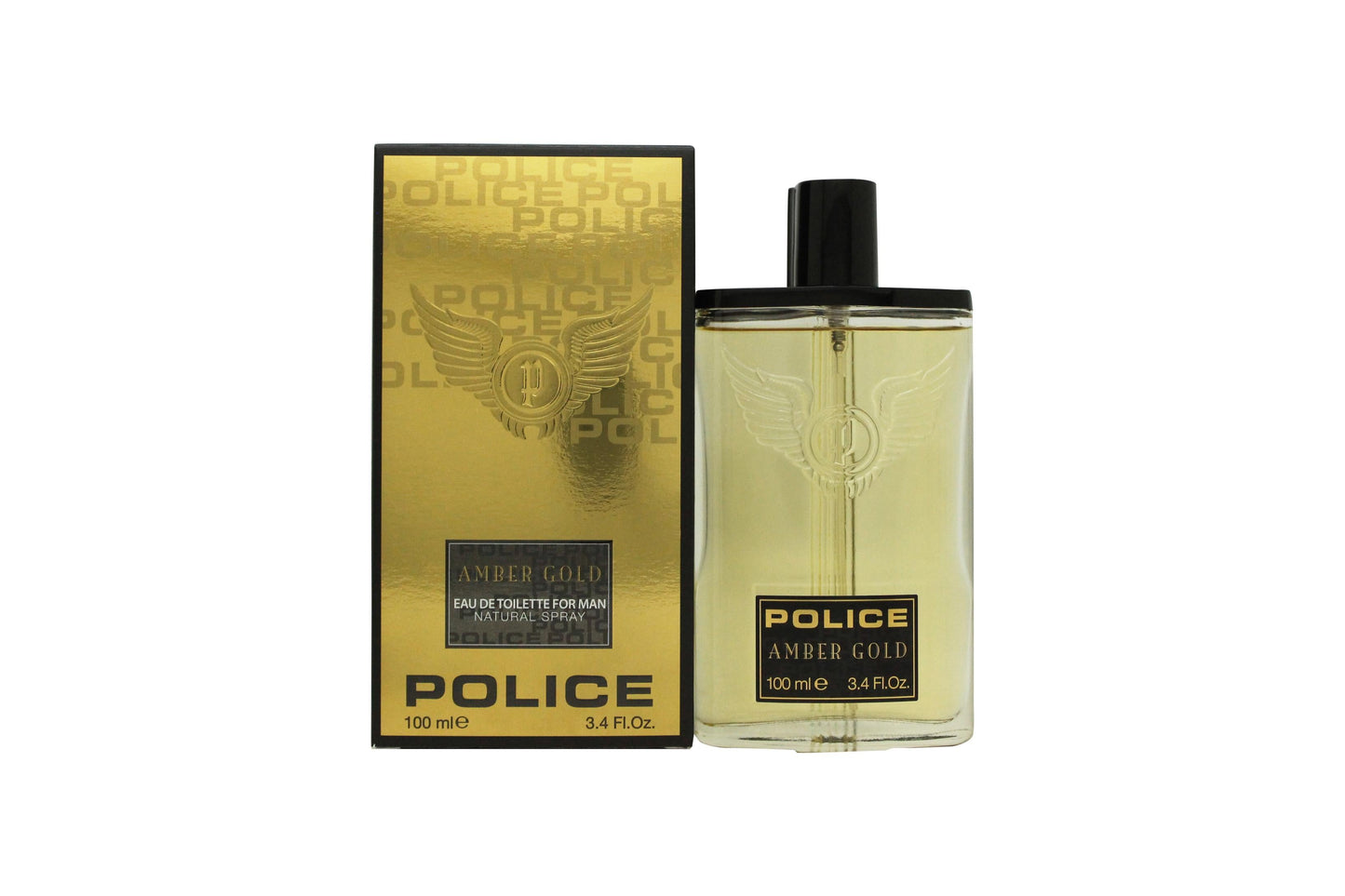 Police Amber Gold Eau de Toilette 100ml Spray Men's Fragrance