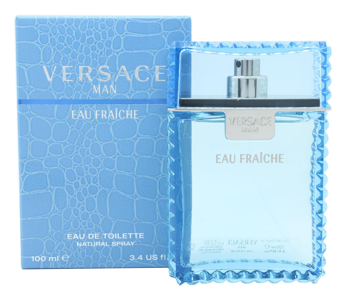Versace Man Eau Fraiche Eau de Toilette 100ml Spray Men's Fragrance