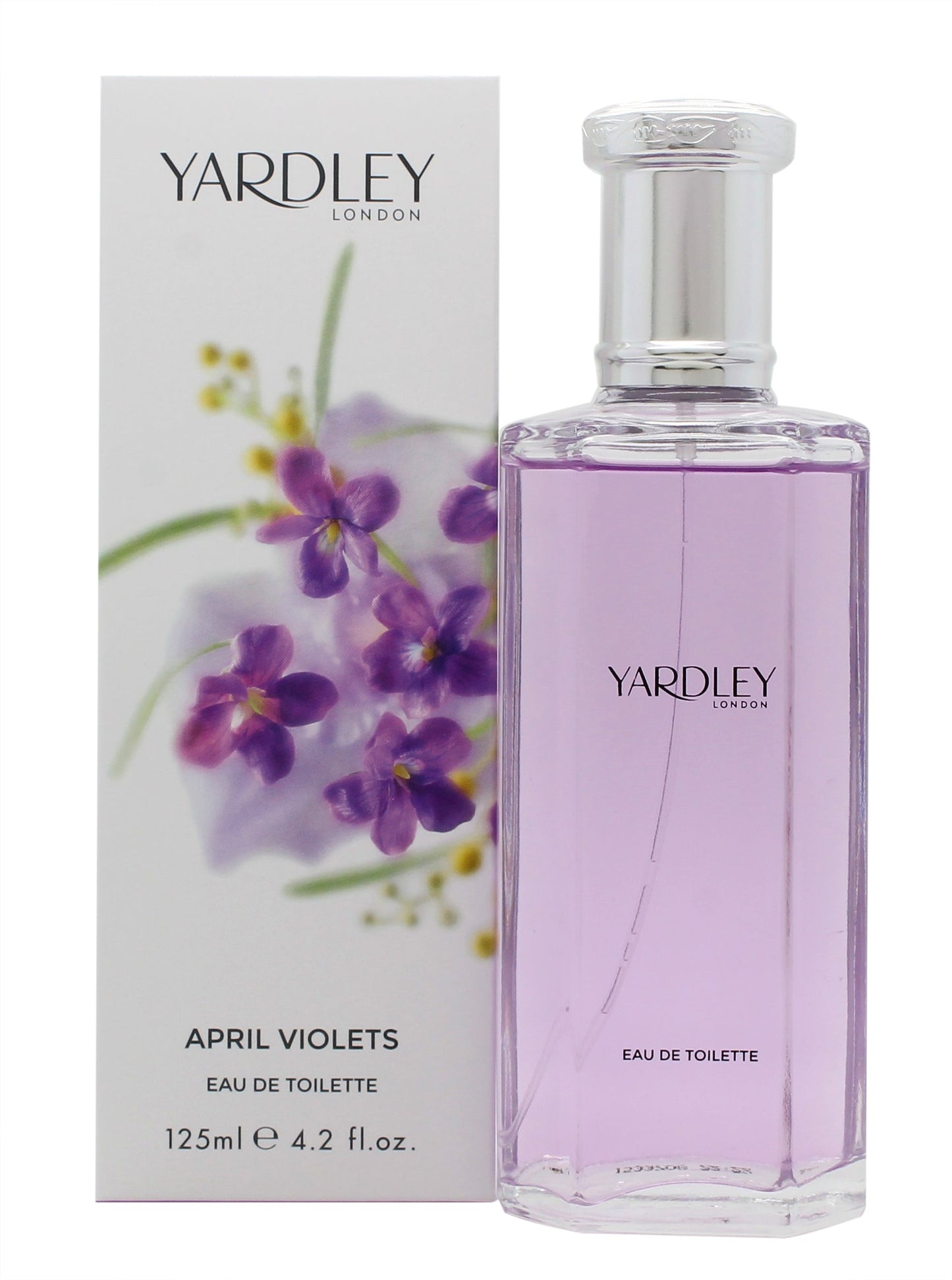Yardley April Violets Eau de Toilette 125ml Spray Women's Fragrance