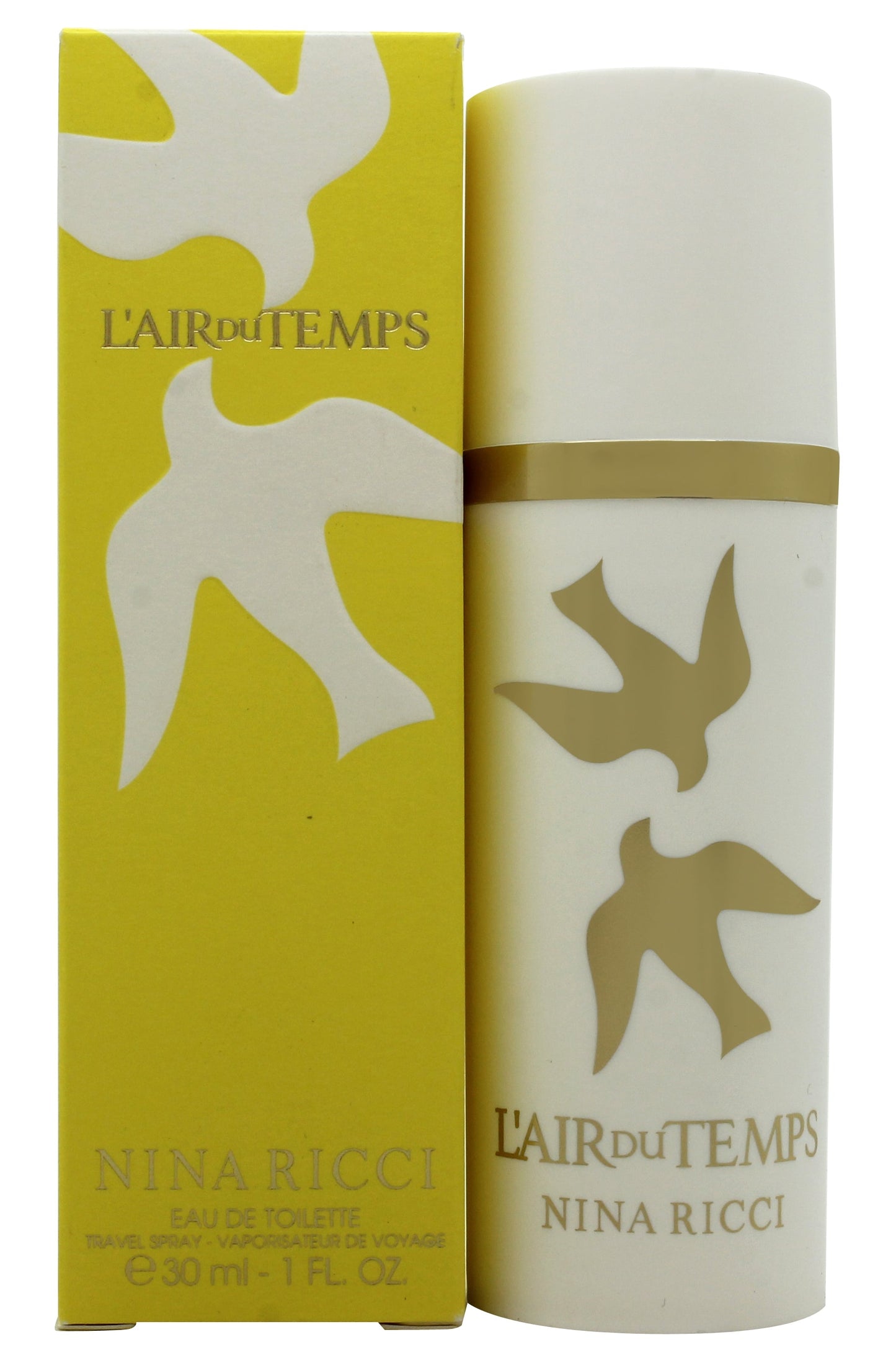 Nina Ricci L'air Du Temps Eau de Toilette 30ml Travel Spray Women's Fragrance