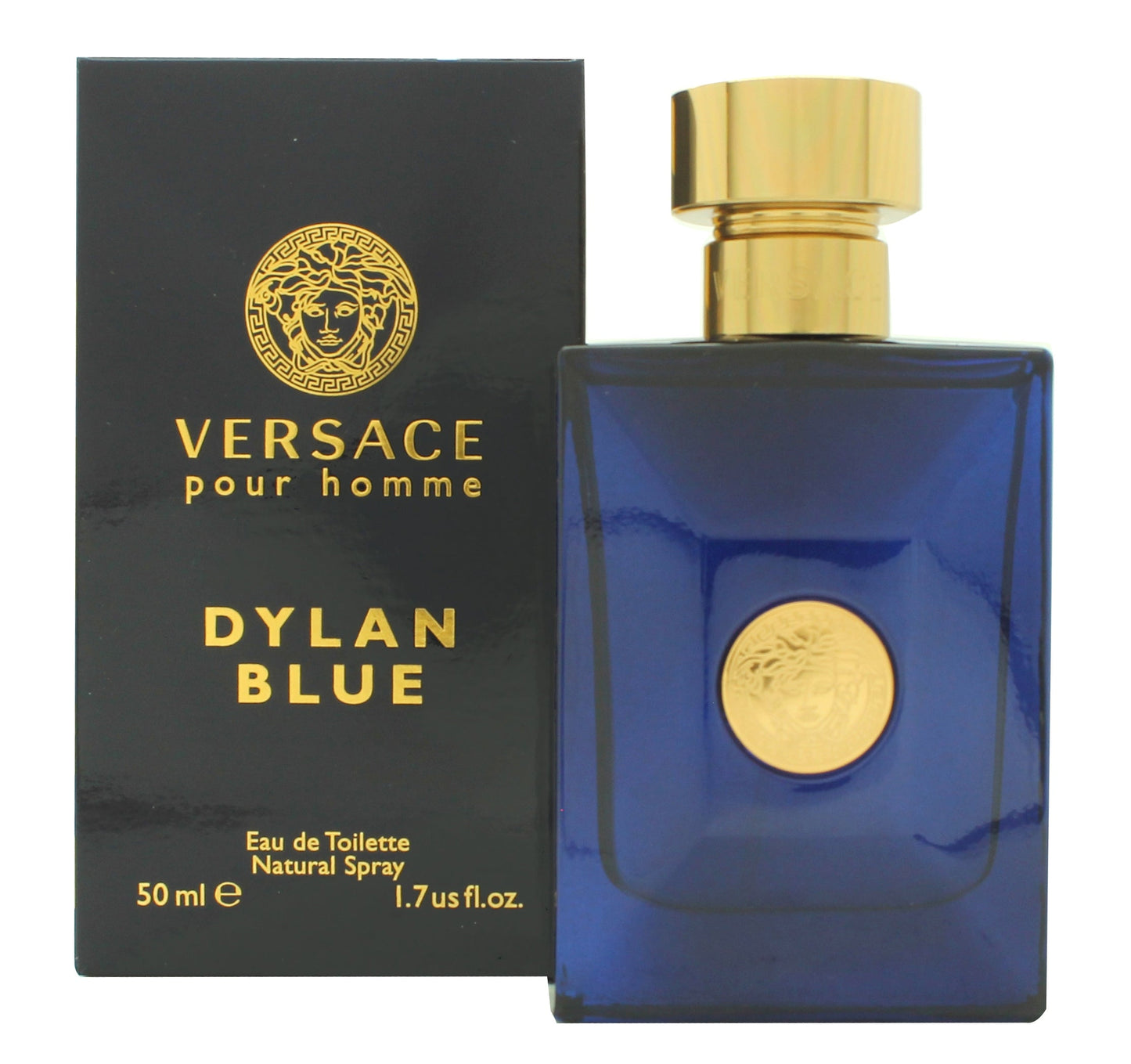 Versace Pour Homme Dylan Blue Eau de Toilette 50ml Spray Men's Fragrance