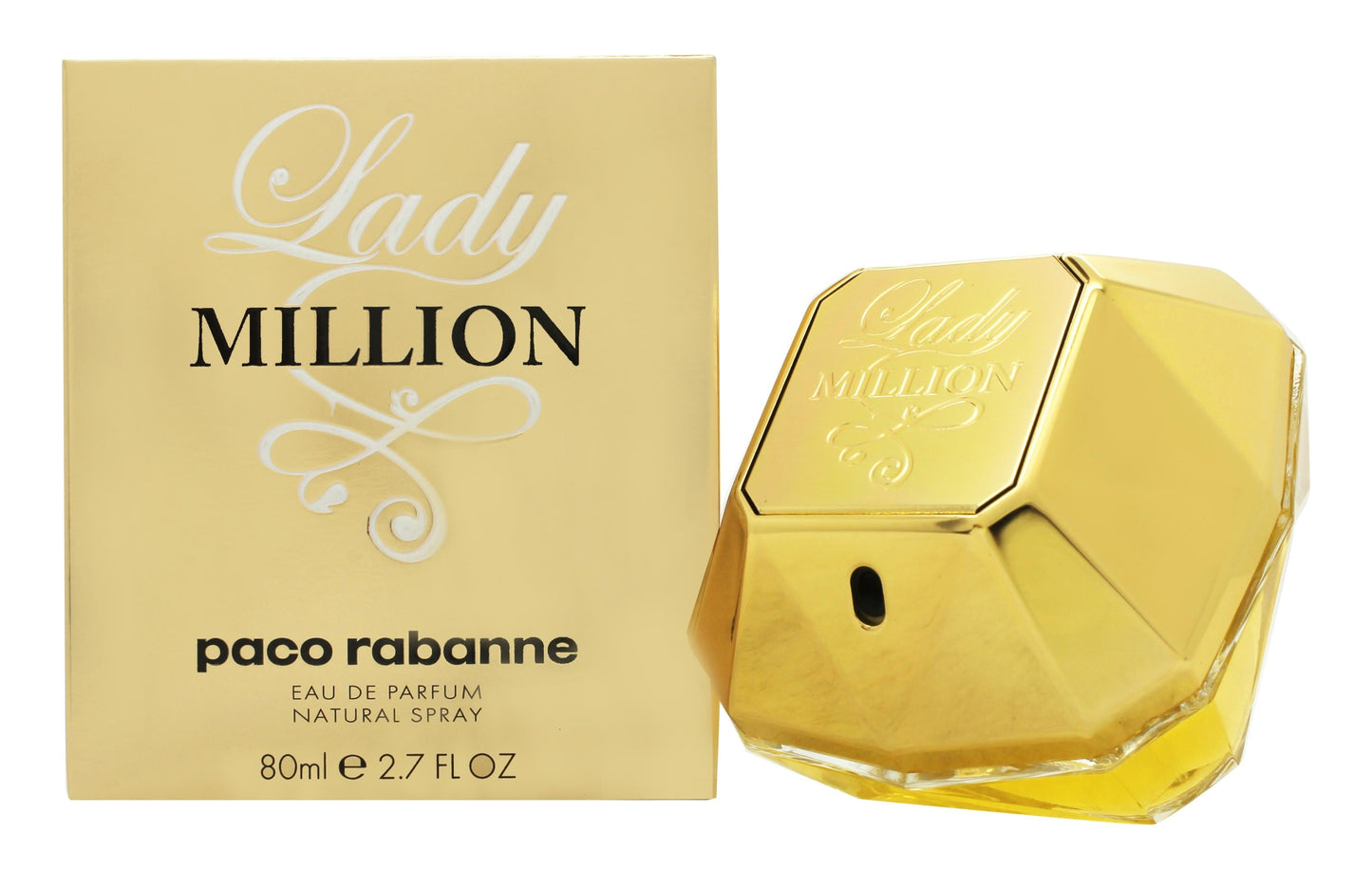 Paco Rabanne Lady Million Eau de Parfum 80ml Spray Women's Fragrance