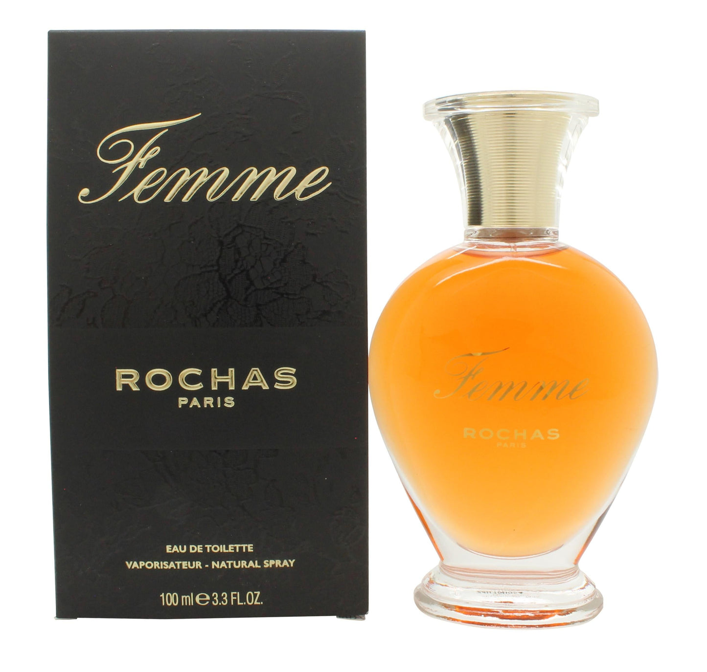 Rochas Femme Eau de Toilette 100ml Spray Women's Fragrance