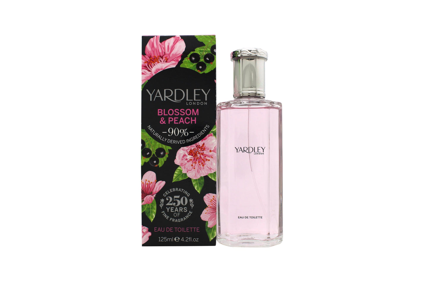 Yardley Blossom & Peach Eau De Toilette 125ml Spray Women's Fragrance